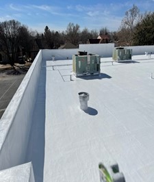 Rooftop HVAC Flashing & Coating